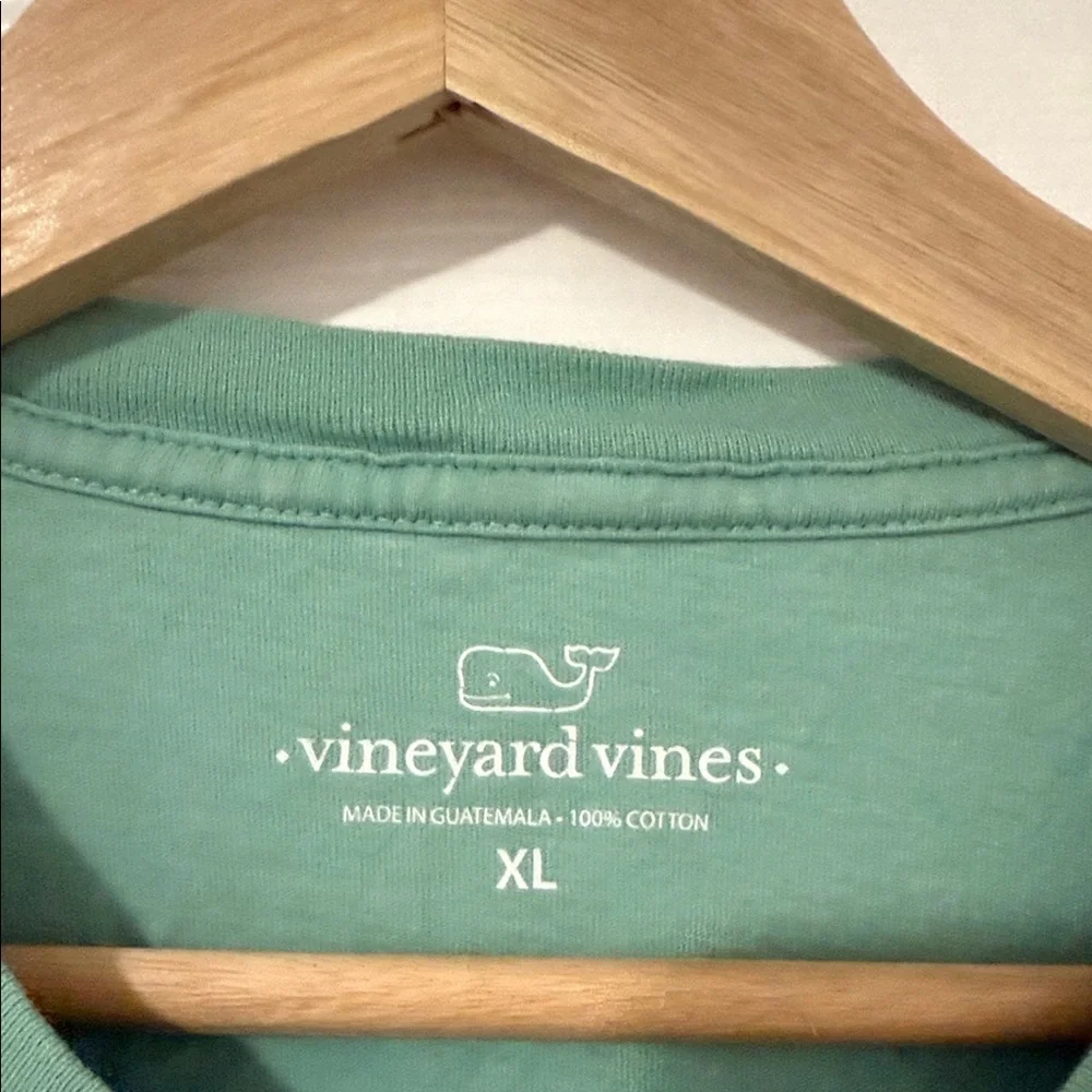 Vineyard Vines Mint Green Camping Graphic Tee - Picture 5 of 5